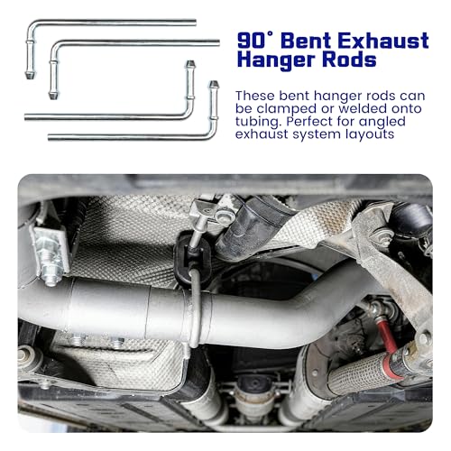 16PCS Rubber Exhaust Hanger Kit with Heavy Duty 2 Hole & 4 Hole - size: 16PCS