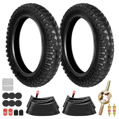 HIAORS 12.5x2.75 (12-1/2x2.75) Dirt Bike Tire and Inner Tube Compatible with Razor MX350 MX400 SX350 Dirt Rocket Bike X-Treme X-560 EZIP 750 500 Heavy Duty Electric Scooter Mini Pocket Bikes 2 Pack - size: 2 Packs