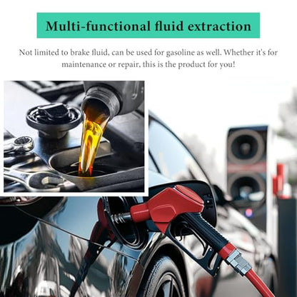Brake Bleeder Kit, Hydraulic Disc Clutch Bleed Tool with 100ml Syringe 50cm Hose, Universal Brake Bleeding Kit Oil Fluid Extractor for Motorcycle Car Repair Maintenance