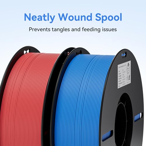Creality PLA 3D Printer Filament, Blue & Blue, 2-Pack, 2KG Total - color: Blue*2 Pla, size: 2kg