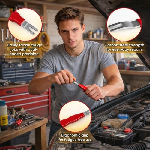 5PCS Automotive Electrical Disconnect Pliers Kit with Leather Storage Case