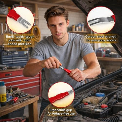5PCS Automotive Electrical Disconnect Pliers Kit with Leather Storage Case