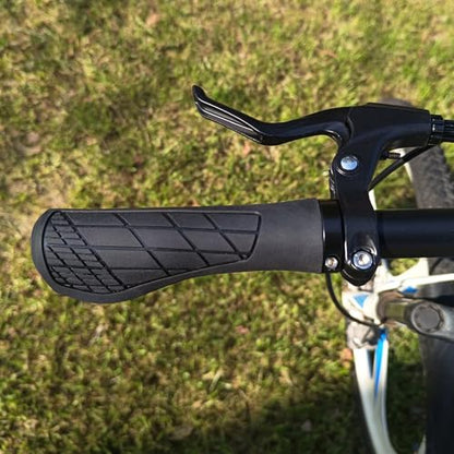 Bike Handlebar Grips, Soft Rubber Grips Anti-Slip for MTB BMX, Black