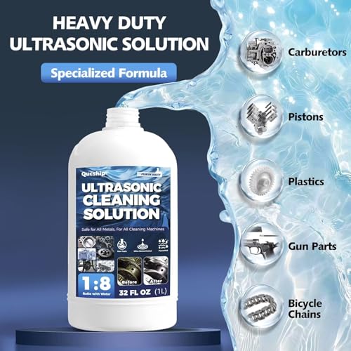Ultrasonic Carburetor Cleaner for Engine Parts, Makes 2.2 Gallons, 32 oz - size: 32 Fl Oz (Pack of 1)