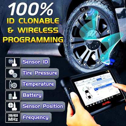 Autel TPMS Sensors Set of 4, Programmable MX Sensor 315/433MHz