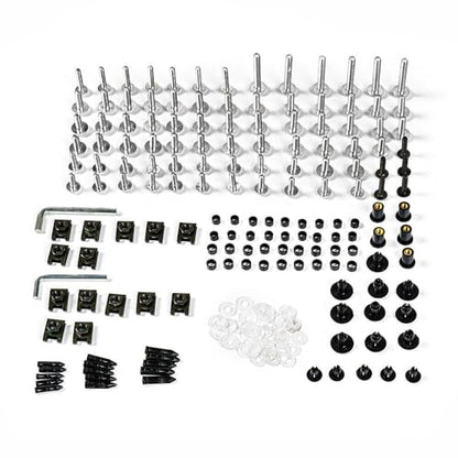 Motorcycle Fairing Bolt Kit Screws Kit For Honda CBR500R 2013-2018 Silver - color: Silver