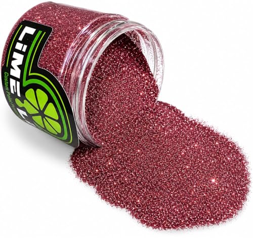LiME LiNE Sprayable Metal Flake Paint Additive: Solvent Resistant Glitter for Automotive Custom Painting (PINK) - color: PINK