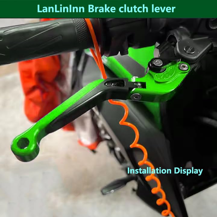 Motorcycle Brake and Clutch Levers Modified Parts For ZX-6R 636 2025 2026 - color: Green