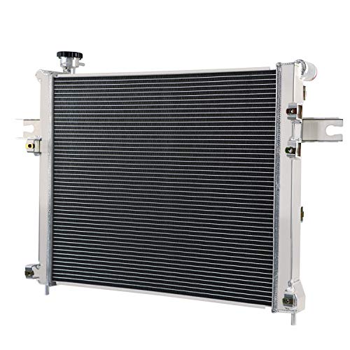 3 Row Aluminum Radiator Compatible with 2005-2010 Jeep Commander Grand Cherokee 3.7 4.7L 6.1L