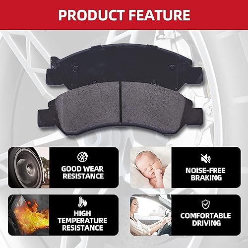 Brakes Premium Ceramic Replacement Front Brake Pad Set For Nissan Altima Sentra Versa INFINITI Juke Maxima G35 Suzuki SX4 350Z Cube I35 I30 Renault Safrane Crossover - style: D815