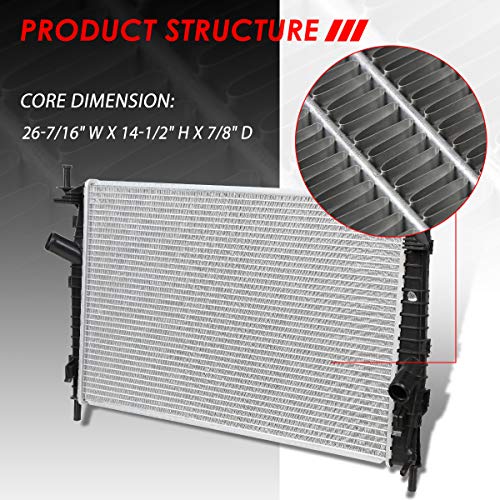 Auto Dynasty 2696 Radiator for 2004-2009 Mazda 3 2.0L 2.3L 23T AT - color: 04-09 Mazda 3 2.0L 2.3L 23T AT