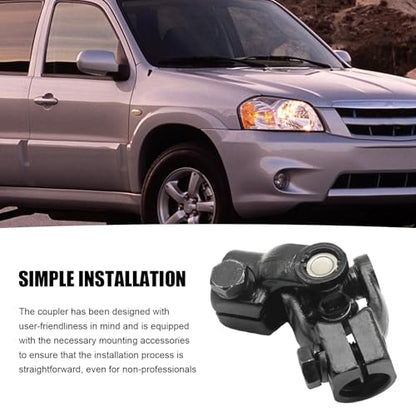 425-358 Lower Steering Shaft Universal U-Joint Coupler, Replacement for Ford Escape 2008-2012 Replacement for Mazda Tribute 2008-2011, Replaces 8L8Z3B676E
