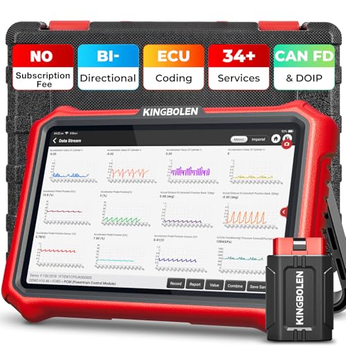 KINGBOLEN K8 Pro OBD2 Scanner, 8'' Bidirectional Scan Tool, 34+ Reset