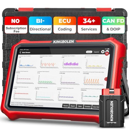 KINGBOLEN K8 Pro OBD2 Scanner, 8'' Bidirectional Scan Tool, 34+ Reset