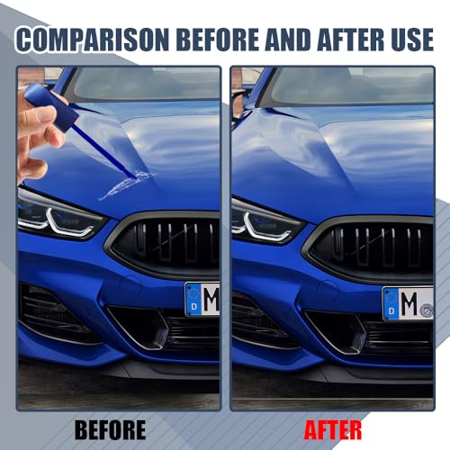 Touch Up Paint for Cars, Car Scratch Repair Pen, Quick & Easy Solution to Erase Car Scratch Paint Pen, Automotive Paint Scratch Remover for Cars Paint Scratch Repair (Blue) - color: Blue