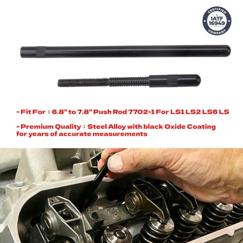 Adjustable range push rod length checker from 6.8" to 7.8" for LS engine for comp 7702-1