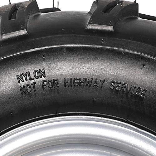 18X9.5-8 Tubeless Tire With 8 inch Wheels Rims for ATV Go Kart Pit Dirt Bike