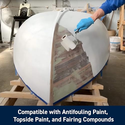 TotalBoat TotalProtect Marine Barrier Coat Epoxy Primer - Gray Quart - color: Gray, size: 1 Count (Pack of 1)