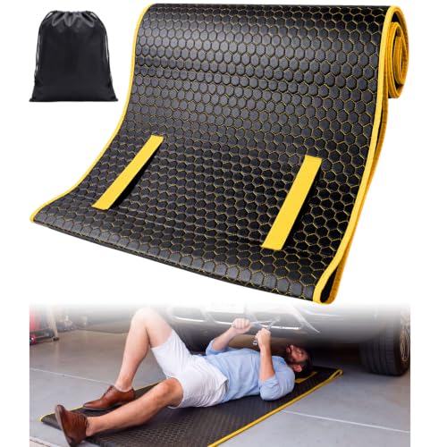Rolling Mechanic Creeper Mat for Low Profile Cars with Storage Bag