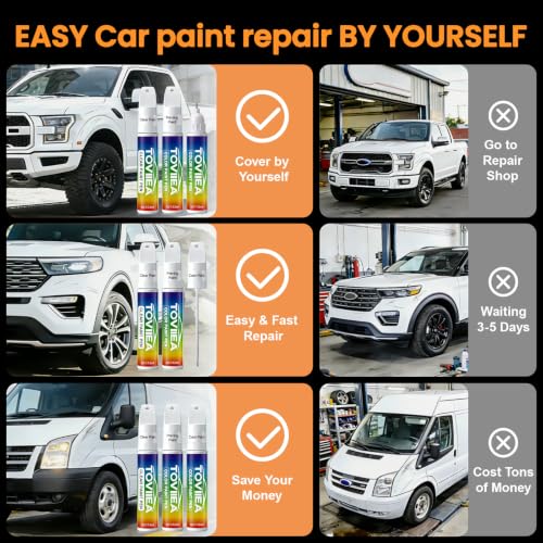 (W8/WW8 Ice/Quartz White Pearl Tricoat Touch Up Paint for Hyundai - color: Upgraded W8/WW8 Ice/Quartz White Pearl Tricoat for EL-ANT-RA/SONATA