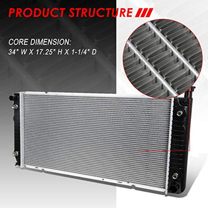 Auto Dynasty 1522 Radiator for 94-99 Chevy GMC C/K 1500 2500 3500 Suburban - color: 94-02 C/K Tahoe/Yukon
