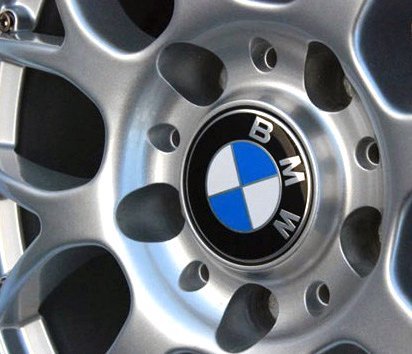 [Regular imported goods] BMW wheel center cap chrome edge genuine parts one minute (set of 4) 36136783536