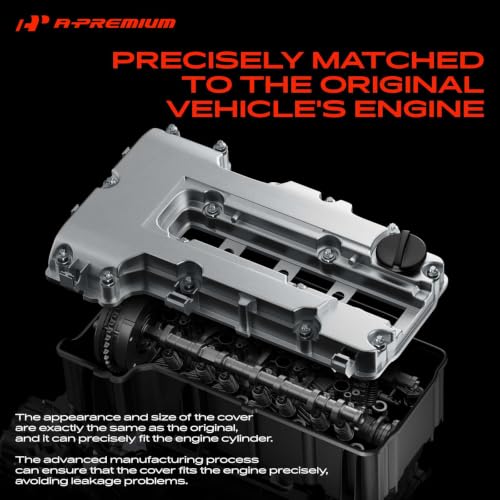 A-Premium 2.4L Engine Valve Cover Compatible with Chevy GMC Buick 2010-2017