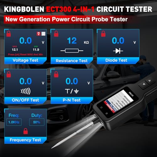 KINGBOLEN ECT300 Automotive Electrical Circuit Tester 16FT Cable