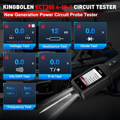KINGBOLEN ECT300 Automotive Electrical Circuit Tester 16FT Cable
