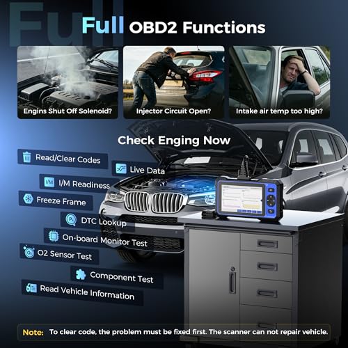 MUCAR 632 AI Bidirectional Scan Tool, 15 Reset Services ABS/ADBLUE/SRS/BMS/EPB/ETS/INJEC/Oil/SAS/TPMS OBD2 Diagnostic Scanner for 4 System, Active Test, AutoAuth, CANFD, AutoVIN, Lifetime Free Update