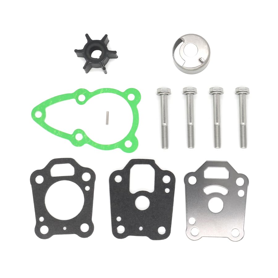 16159A03 Outboard Water Pump Impeller Kit for Mercury & Tohatsu 4 5 6 HP - size: Mercury & Tohatsu 4-6 HP