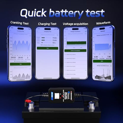 KONNWEI Bluetooth Battery Monitor 6V 12V 24V 48V for Lithium Battery