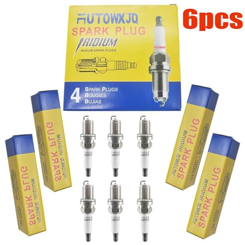 Autowxjq Iridium Spark Plugs Replace IZFR6K-11 6994, 6 Pack