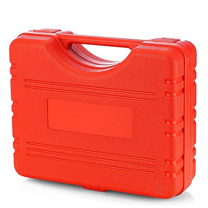 beduan 16pcs Brake Bleeder Kit Hand Held Vacuum Pump Tester - color: Red