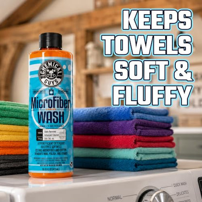 Chemical Guys, Microfiber Wash & Towel Detergent, Concentrated, 1 Gallon - size: 128 Fl Oz (Pack of 1)