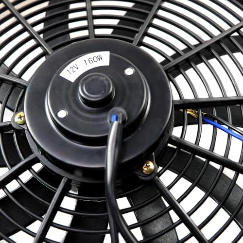 Shroud Fan For 68-74 Chevy Nova 75-87 El Camino 68-81 Pontiac - size: 3 Row Shroud Fan+Relay Kit