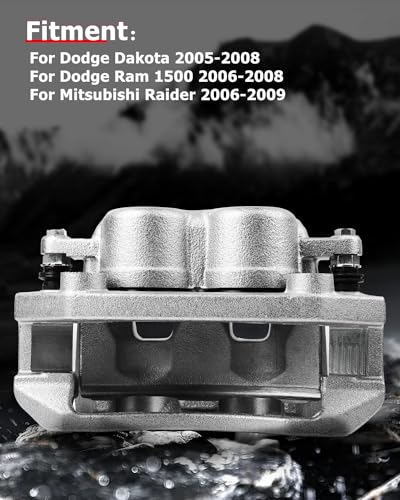 cciyu Front Right Disc Brake Caliper Assembly With Bracket 18B5008 - size: Front Right[18B5008]