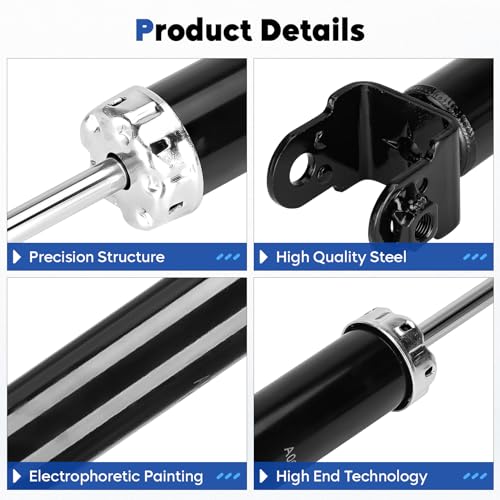 Rear Shock Absorber Struts Assembly Compatible with Nissan Altima 2002 2003 2004 2005 2006, Replace for 344395, 2Pcs
