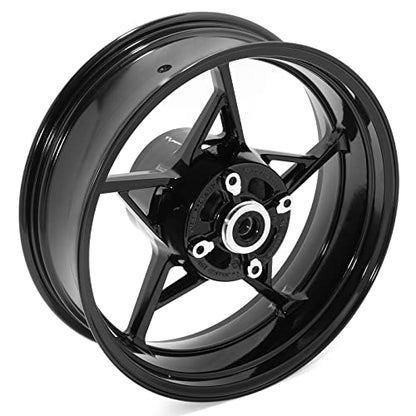 17" x 5.5" Black Rear Wheel Rim fit for Kawasaki Z900 2017-2024 - color: Black, size: Z 900 2017-2024