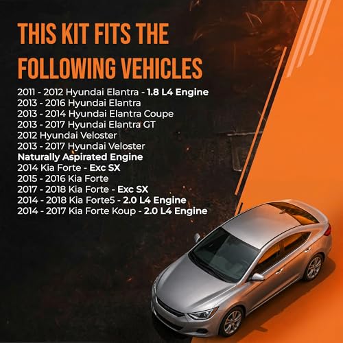 MAX Advanced Brakes Front & Rear Brake Kit for Elantra and Kia Forte - color: ValueMAX, size: KT1483