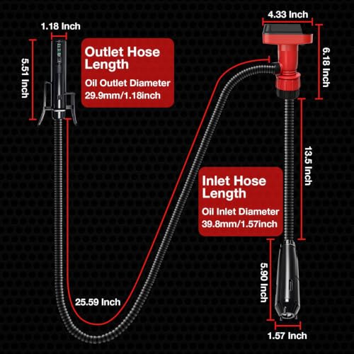 5 GPM Cordless Fuel Transfer Pump for Milwaukee M-18 18V Battery - size: JUMP for M-18