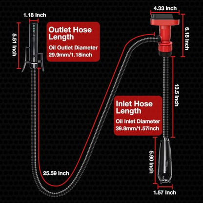 5 GPM Cordless Fuel Transfer Pump for Milwaukee M-18 18V Battery - size: JUMP for M-18