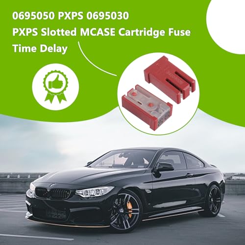 50A 32V Mini Slotted Automotive MCASE Shaped Cartridge Fuse Kit(Pack of 6pcs,50A) - style: 50A