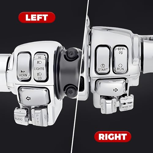 Chrome Switch Housings Caps, Hand Control Switch Housing Cover Button - color: chrome