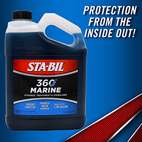 STA-BIL 360 Marine Fuel System Treatment, 1 Gallon - size: 1 Gallon
