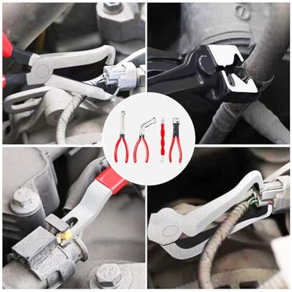 Portable Car Electrical Disconnect Pliers：High-Carbon Steel - color: Red 5pcs