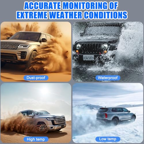 RV Tire Pressure Monitoring System TPMS with 6 Sensors - size: 6 Sensors