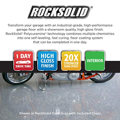 Rust-Oleum RockSolid Garage Floor Coating Kit, Modern Greige, 2.5 Car Kit - color: Modern Greige, size: 2.5 Car