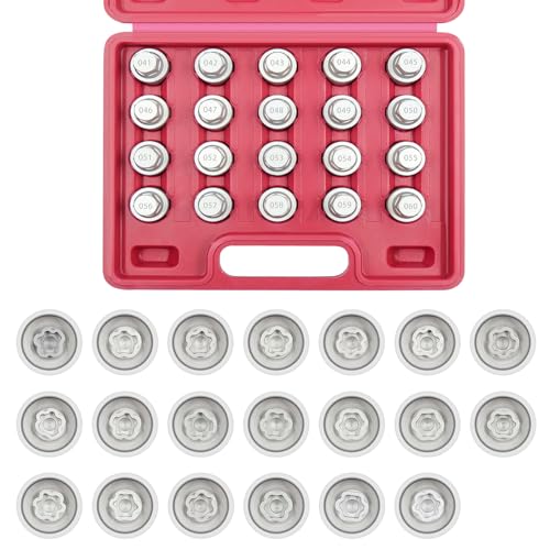 20PCS Wheel Locking Nut Key Kit Compatible with BMW Series - color: 20PCS 041-060 Scoket Set