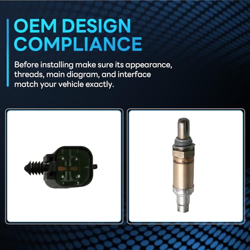 Oxygen Sensor Air Fuel Ratio Compatible with Shadow Ram 1500 Caravan D350 Dakota Omni Ram 2500 3500 Grand Caravan & More Replace # 13275 - size: 13275